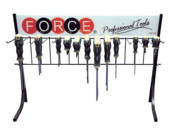 Стенд с отвертками Force 2751 (75 предметов)
