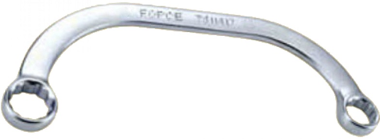 С-образный накидной гаечный ключ Force 7611214, 12х14 мм