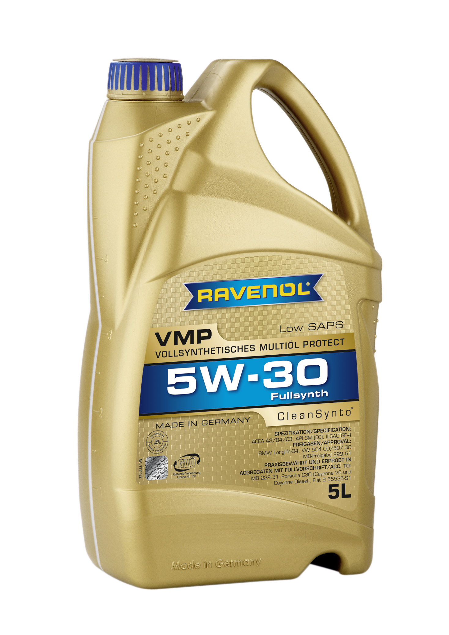Моторное масло Ravenol 4014835723351 VMP 5W-30 5 л