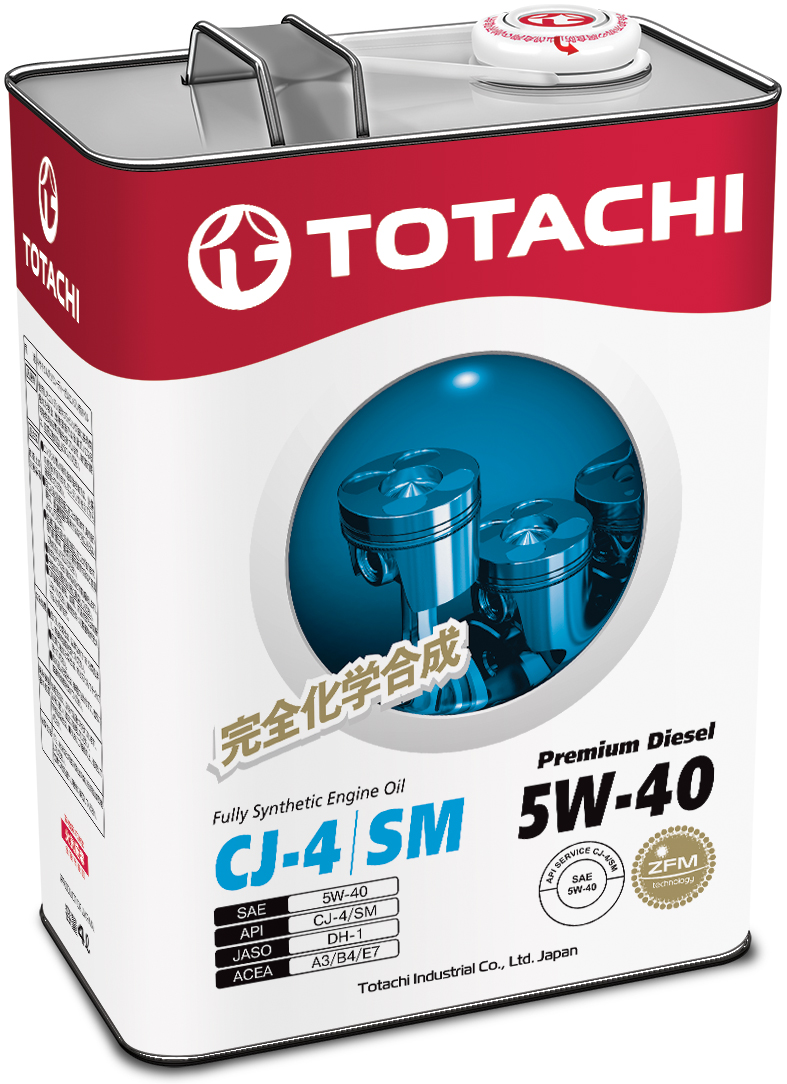 Моторное масло Totachi 4562374690745 Premium Diesel 5W-40 4 л