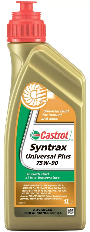 Трансмиссионное масло Castrol 15007E Syntrax Universal Plus 75W-90 1 л