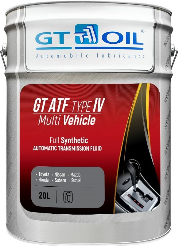 Трансмиссионное масло Gt oil 8809059407974 GT ATF Type IV Multi Vehicle  20 л