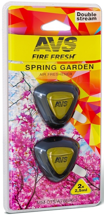 Ароматизатор AVS MM-015 Double Stream (Spring garden / Весенний сад), мембранный