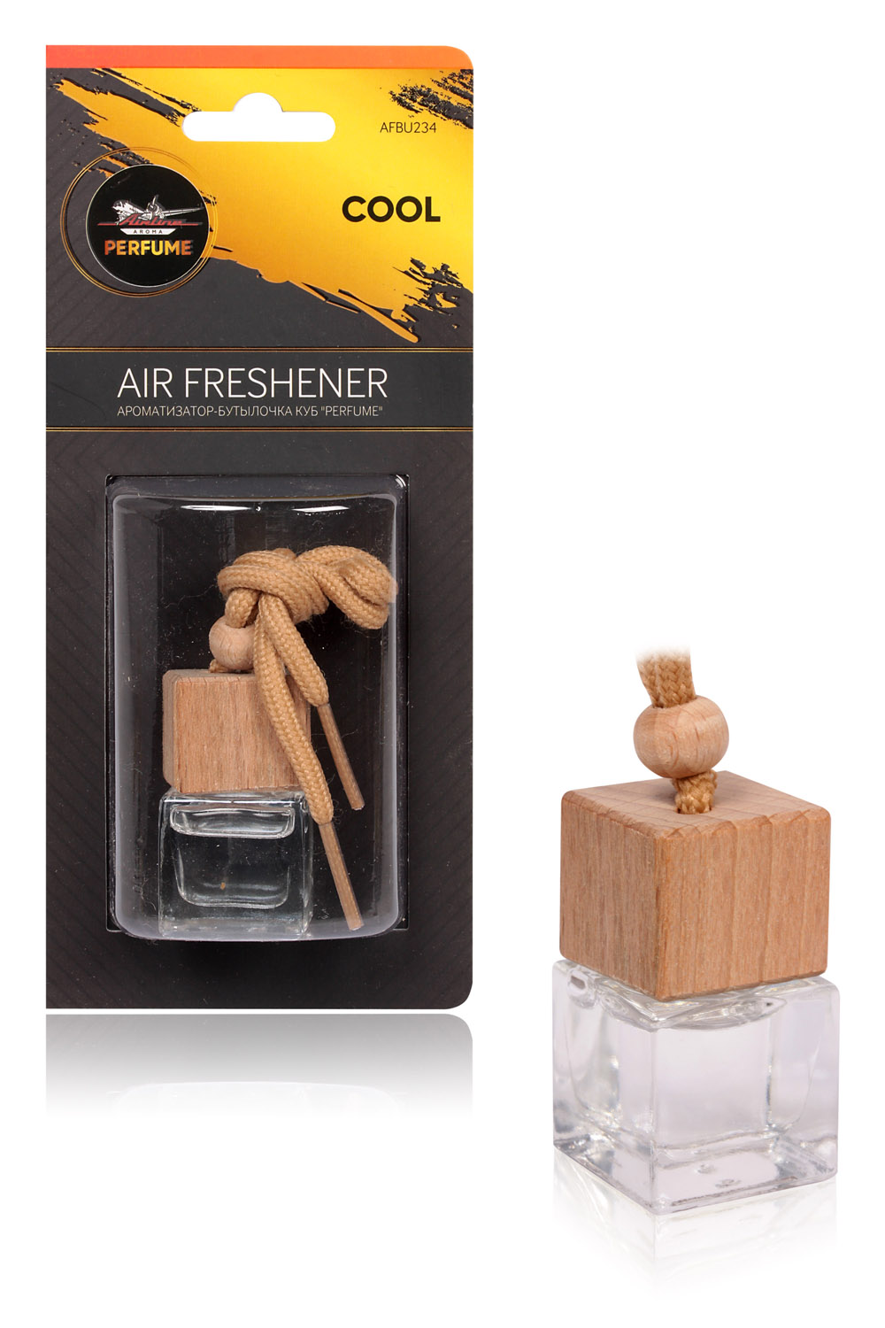 Ароматизатор-бутылочка куб Perfume COOL AIRLINE AFBU234