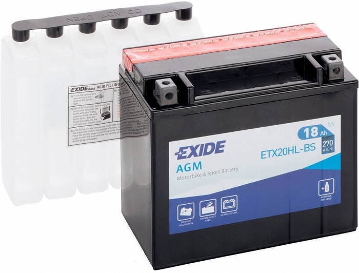 Аккумуляторная батарея Exide ETX20HBS (12В, 18А/ч)