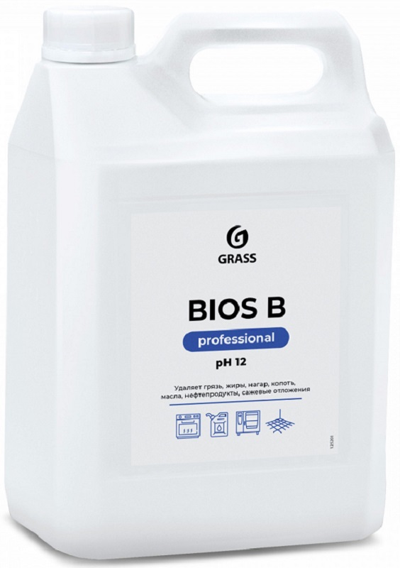 Щелочное моющее средство Bios B Grass 125201, 5,5 кг