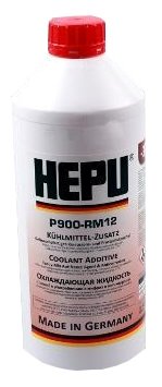 Жидкость охлаждающая Hepu P900-RM12 P900 RM12, красная, 1.5л