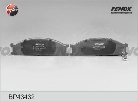 Колодки тормозные, дисковые передние FORD Maverick Fenox BP43432