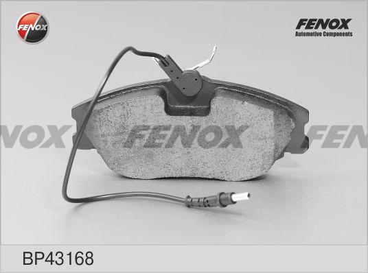 Колодки тормозные, дисковые передние CITROEN Xsara Fenox BP43168