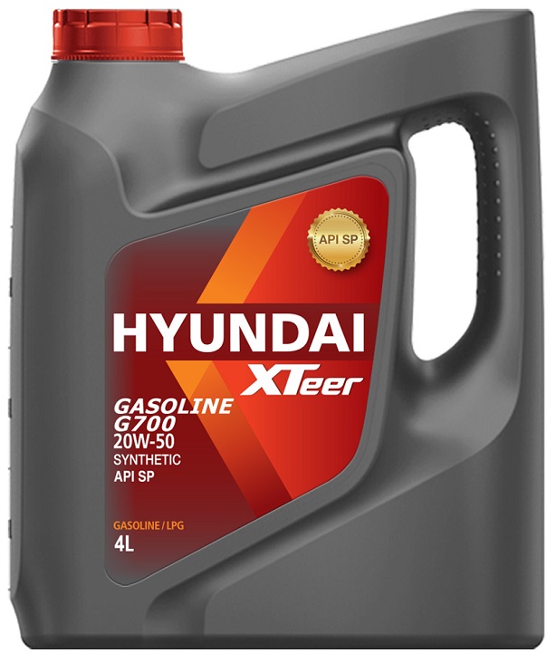 Масло моторное синтетическое Hyundai XTeer 1031139, Gasoline G700, 20W-50, 3 л