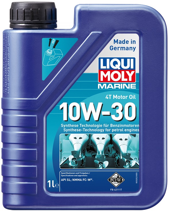 Масло моторное полусинтетическое Liqui Moly 25022 Marine 4T Motor Oil, 10W-30, 1 л