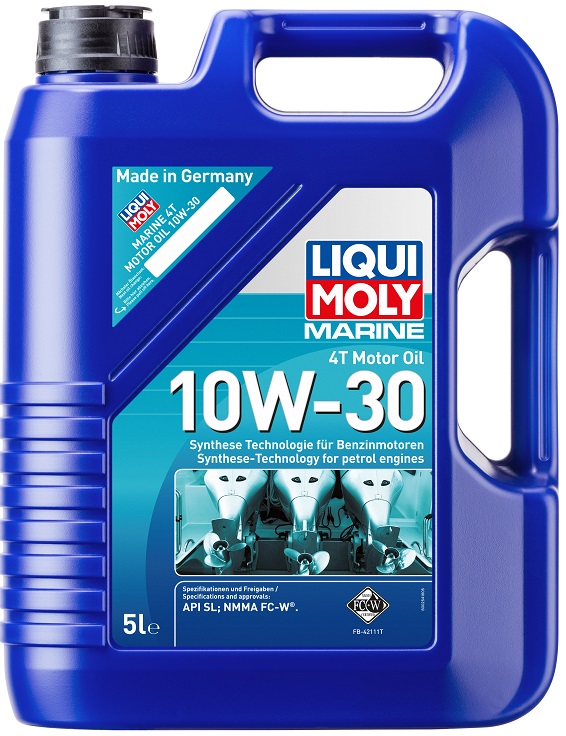 Масло моторное полусинтетическое Liqui Moly 25023 Marine 4T Motor Oil, 10W-30, 5 л