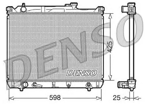 Радиатор охлаждения SUZUKI GRAND VITARA Denso DRM47021