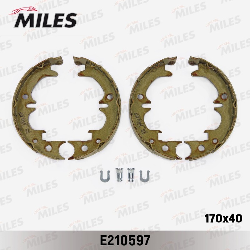 Колодки тормозные, барабанные TOYOTA AVENSIS Miles E210597