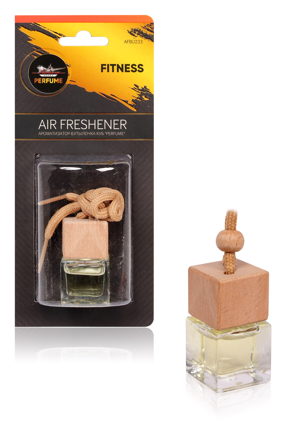 Ароматизатор-бутылочка куб "Perfume" FITNESS AIRLINE AFBU233