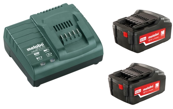 Аккумуляторы 2 штуки и зарядное устройство Metabo 685050000 Basic-Set 4.0 