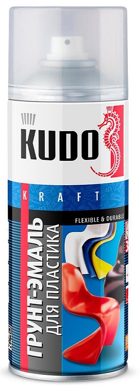 Грунт-эмаль для пластика KUDO KU-6010  Бордовая RAL 3005