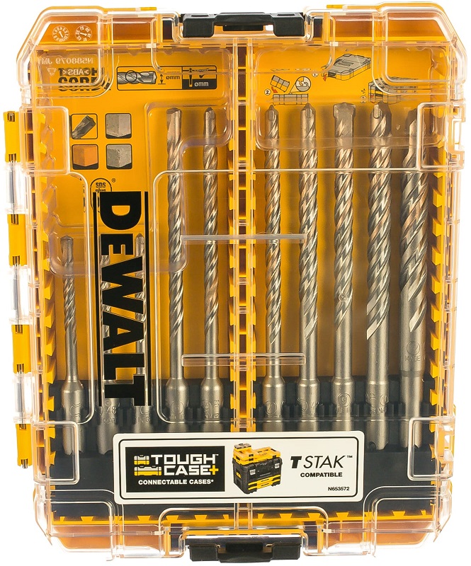 Набор буров EXTREME DEWALT DT70753-QZ, 5-12 мм, 10 штук