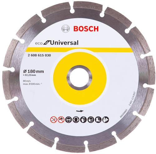 Диск алмазный ECO Universal Bosch 2608615030, 180х22.2 мм