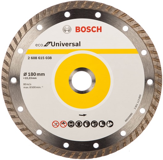 Диск алмазный ECO Universal Turbo Bosch 2608615038, 180х22.2 мм