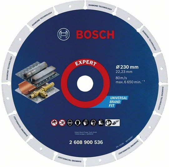 Диск алмазный по металлу Bosch 2608900536, 230х22 мм