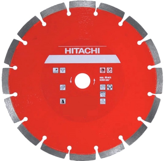 Диск алмазный отрезной по абразивным материалам Hitachi 752861, 115х22.2 мм