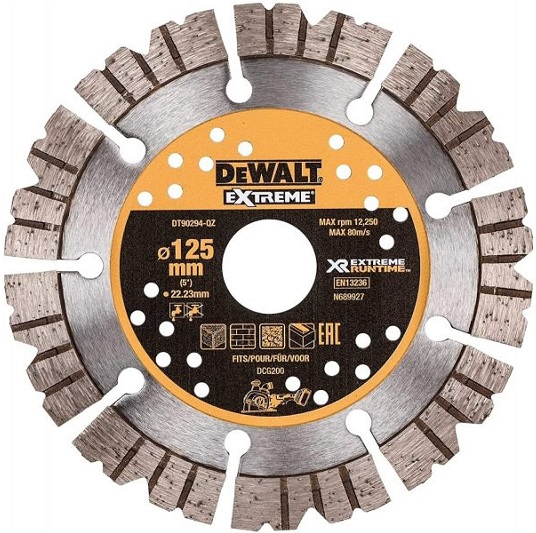 Алмазный круг DEWALT DT90294-QZ, 125х22.2 мм