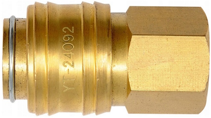 Быстроразъемное соединение рапид YATO YT-24092, мама-G 1/4"F, с внутренней резьбой