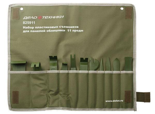 Набор пластиковых съемников для панелей облицовки Дело Техники 825911 (11 предметов)