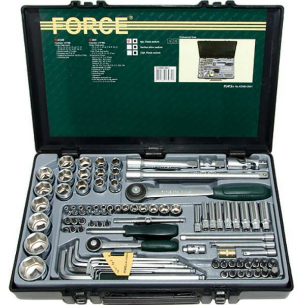 Набор инструментов Force (87 предметов) 4234B+2641