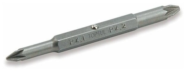 Насадка двухсторонняя PZ1, PZ2 TOPTUL FKBA0102, 75 мм