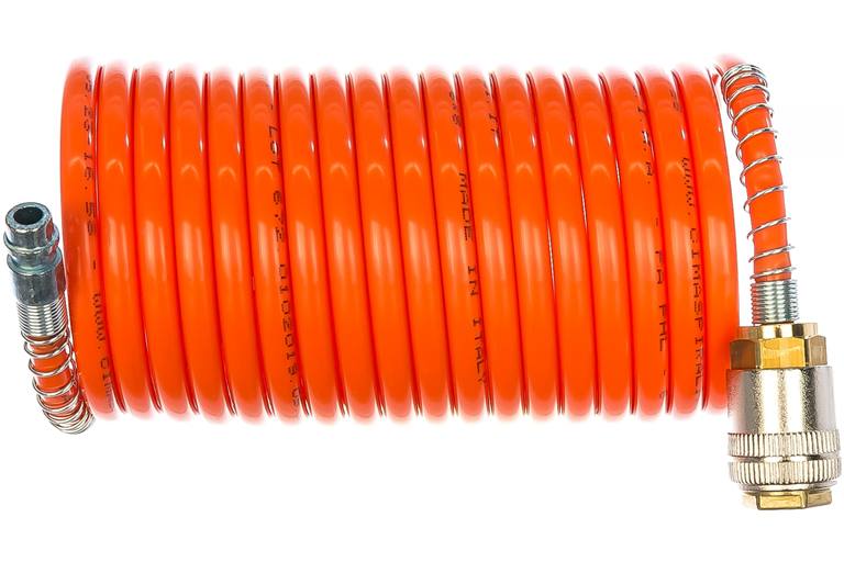 Шланг спиральный с фитингами рапид полиамидный (рилсан) FUBAG 170200 (5 м, 6x8 мм)