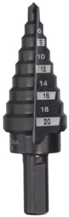 Сверло по металлу ступенчатое Milwaukee 48899320, 4-20 мм
