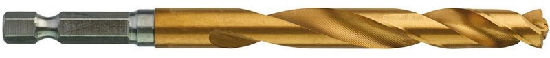 Сверло по металлу RedHEX HSS-G TiN Milwaukee 48894711, 4.8х29х78 мм