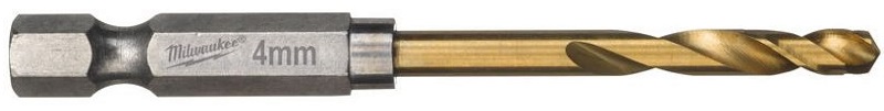 Сверло по металлу RedHEX HSS-G TiN Milwaukee 48894708, 4х26х71.5 мм, 2 штуки