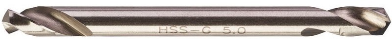 Сверло по металлу двухстороннее HSS-G DIN1412 Milwaukee 4932352232, 5х18х62 мм, 10 штук