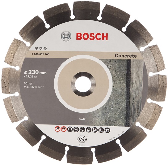 Диск алмазный по бетону Bosch 2608602200, 230х22.23 мм