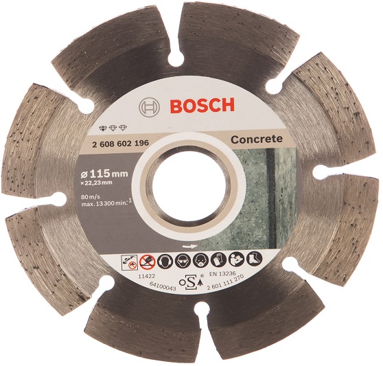 Диск алмазный по бетону Bosch 2608602196, 115х22.2 мм