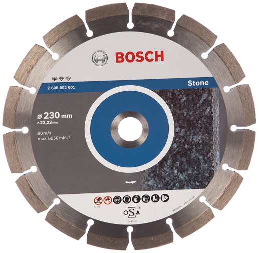 Диск алмазный отрезной Professional for Stone Bosch 2608602601, 230х22.2 мм