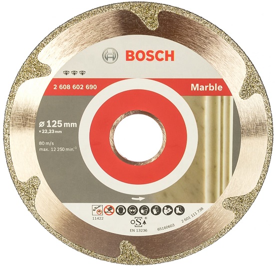 Диск алмазный отрезной Best for Marble Bosch 2608602690, 125х22.2 мм