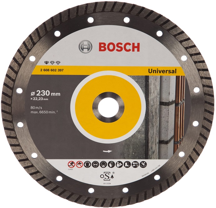 Диск алмазный универсальный Bosch 2608602397, 230х22.2 мм