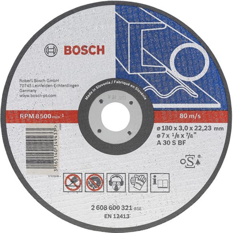 Диск отрезной по металлу Bosch 2608600649, 300х22.23 мм
