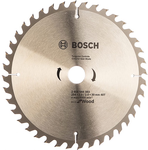 Пильный диск ECO WOOD Bosch 2608644383, 254x30 мм