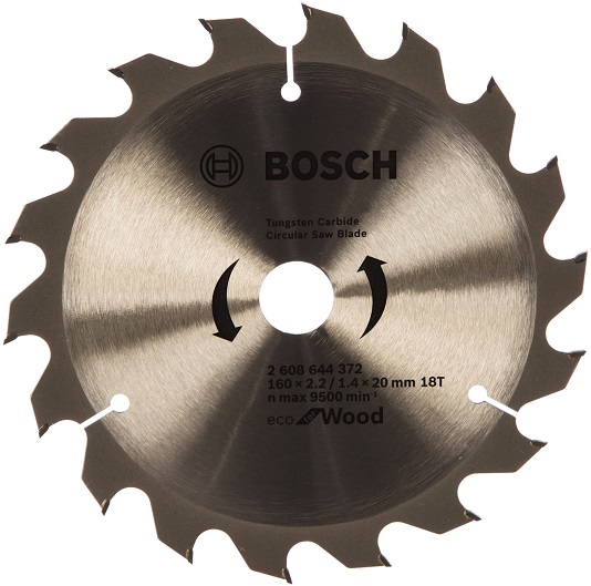 Пильный диск ECO WOOD Bosch 2608644372, 160x20 мм