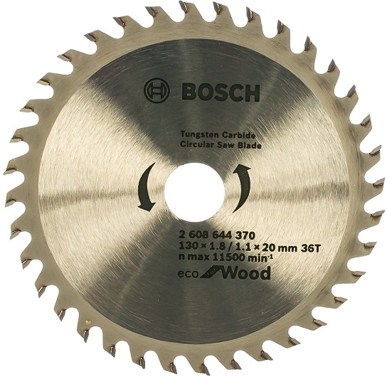 Пильный диск ECO WOOD Bosch 2608644370, 130x20 мм