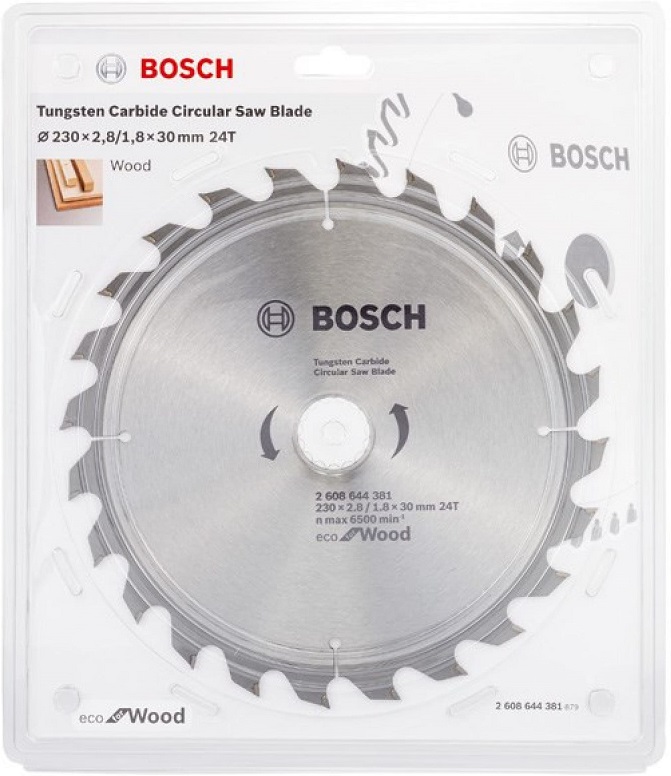 Пильный диск ECO WOOD Bosch 2608644381, 230x30 мм