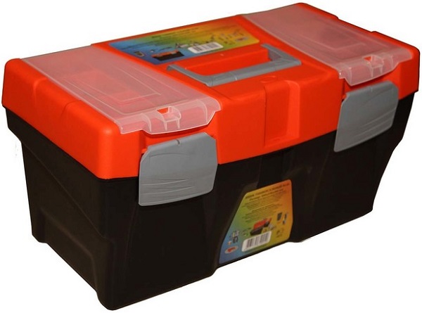 Ящик универсальный с лотком и 2 органайзерами на крышке 23  Profbox 610119 М-60