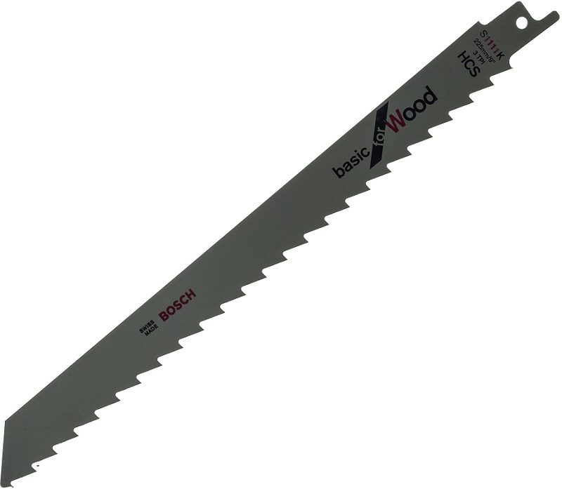 Полотна для ножовочной пилы по дереву S1111K Bosch 2608650617, 225х19х1.25 мм