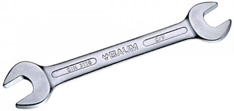Ключ рожковый BAUM 101617, 16х17 мм