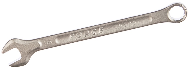 Комбинированный гаечный ключ Force 75509, 9мм